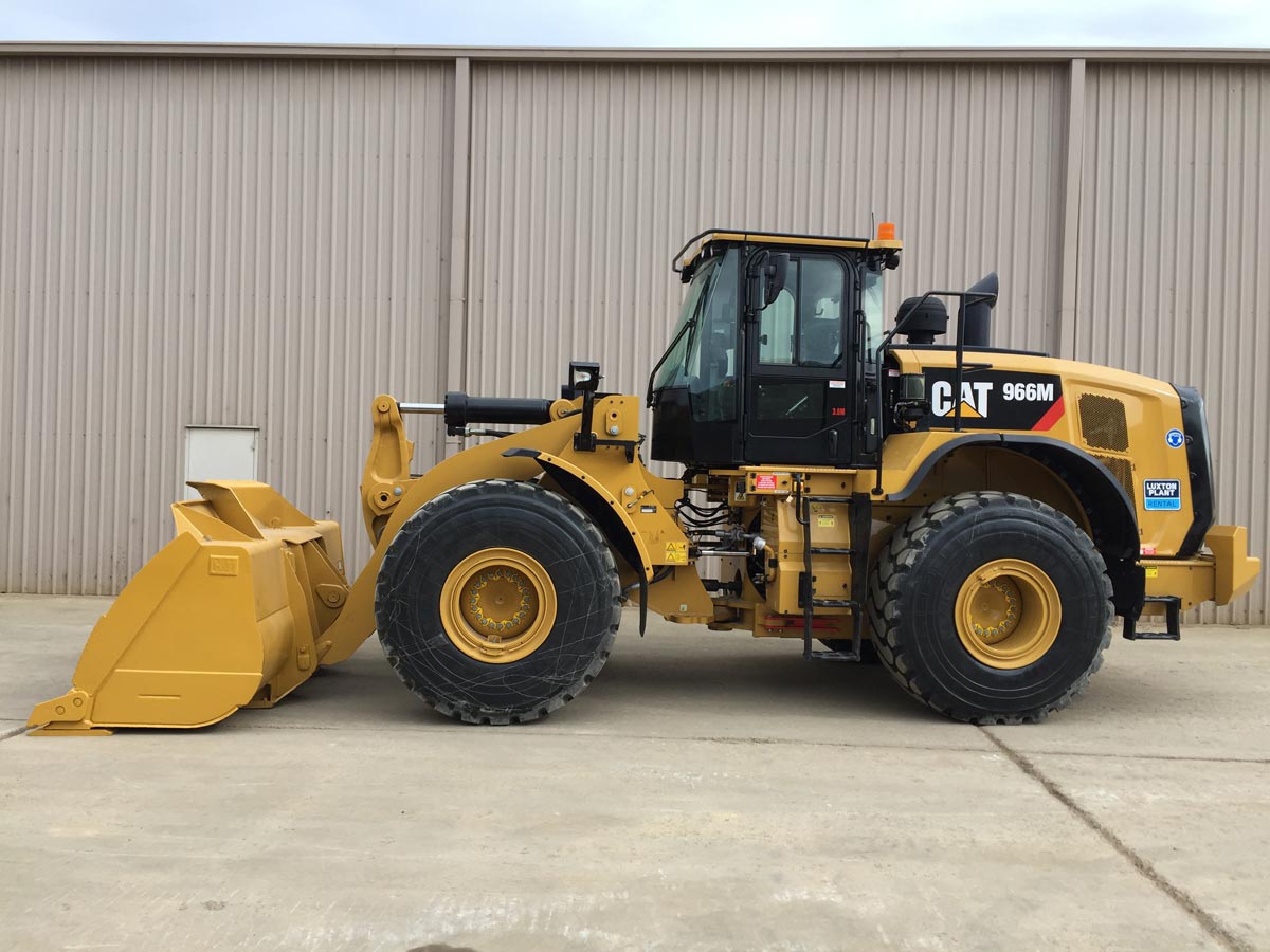 Caterpillar 966m Loader Fitted With Loadrite Scales Rear Camera And